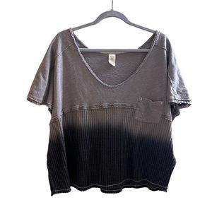 We The Free oversized gray shirt. Size S